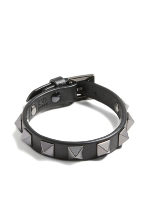 Valentino Garavani Rockstud leather bracelet - Black