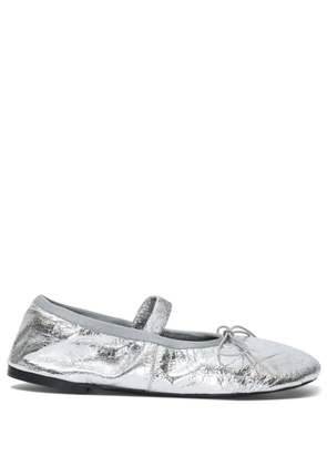 Proenza Schouler Glove Mary Jane leather ballerina - Silver