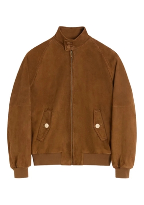Valentino Garavani suede jacket - Brown