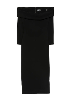Solace London The Yuni off-shoulder midi dress - Black