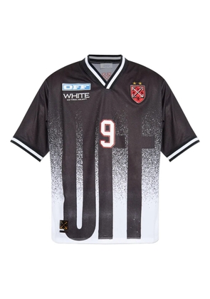 Off-White number appliqué T-shirt - Black