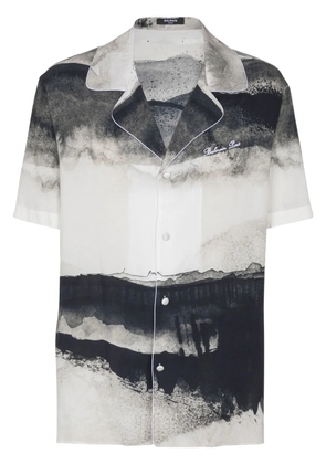 Balmain Moon-print shirt - White