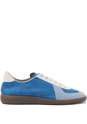 Scarosso colour-blocked suede sneakers - Blue
