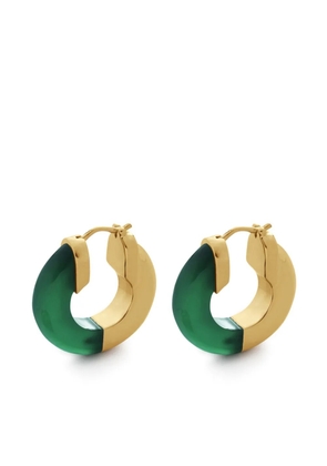 Monica Vinader 18kt yellow gold Kate Young small hoops