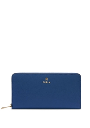 Furla XL Camelia zip-around logo wallet - Blue