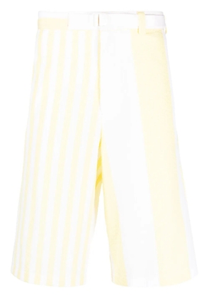 Maison Kitsuné x Olympia Le-Tan Poolside belted shorts - Yellow