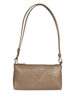 Il Bisonte adjustable-strap leather shoulder bag - Neutrals