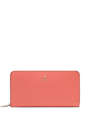 Furla XL Camelia zip-around logo wallet - Pink