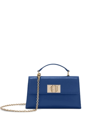Furla mini 1927 leather tote bag - Blue