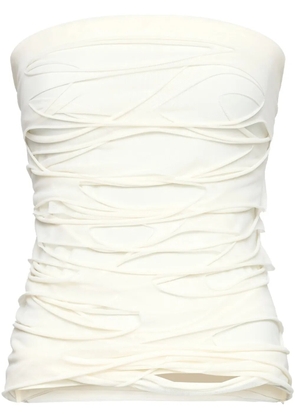 MM6 Maison Margiela layered top - White