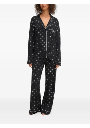 GUESS USA polka-dot print pajamas - Black