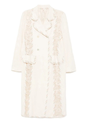 COMMUNS double-breasted coat - Neutrals