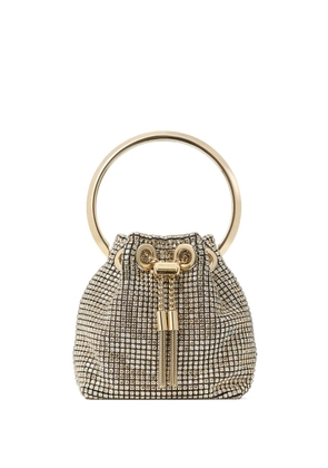 Jimmy Choo micro Bon Bon bucket bag - Gold