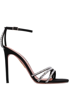 Aquazzura Milagros embellished stiletto heeled sandals - Black