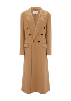 Victoria Beckham double-breasted wool coat - Brown