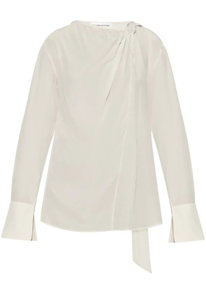 Victoria Beckham ruched-detailing blouse - Neutrals