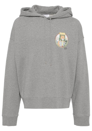 Maison Kitsuné rambling fox oversized hoodie - Grey