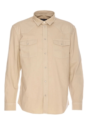 DONDUP flap-pocket shirt - Neutrals