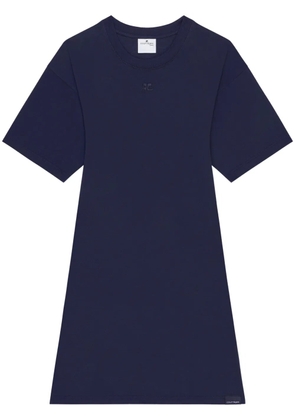 Courrèges T-shirt mini dres - Blue