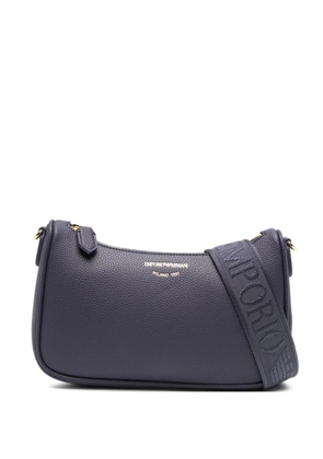 Emporio Armani logo-detail shoulder bag - Purple