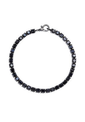 SHAY 18K black gold tennis diamond bracelet