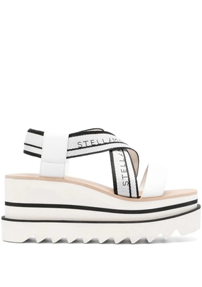 Stella McCartney Sneak-Elyse 80mm platform sandals - White