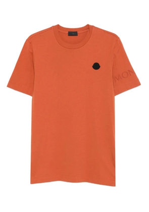 Moncler logo-patch T-shirt - Orange
