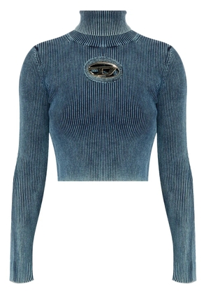 Diesel M-Anchor-A-Tn ribbed cotton top - Blue