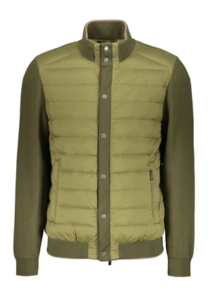 Moorer quilted-design jacket - Green
