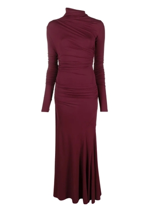 TOVE Africa gathered maxi dress