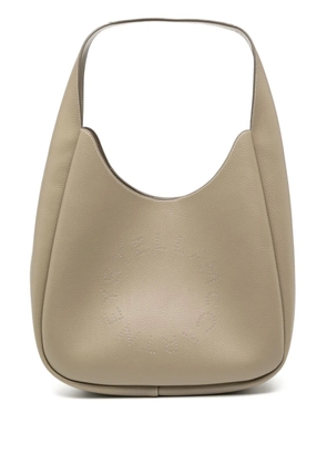 Stella McCartney logo hobo tote bag - Neutrals
