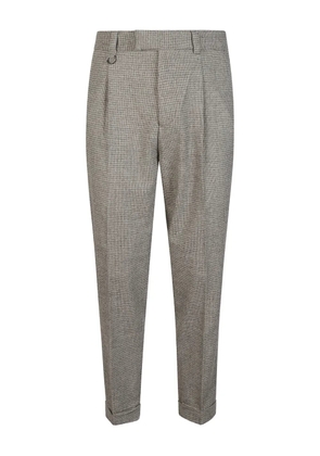 Paolo Pecora check trousers - Neutrals