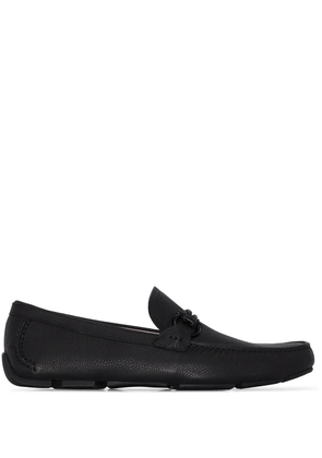 Ferragamo Front 4 leather loafers - Black