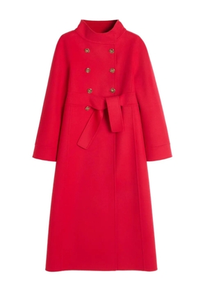 Valentino Garavani compact drap coat - Red