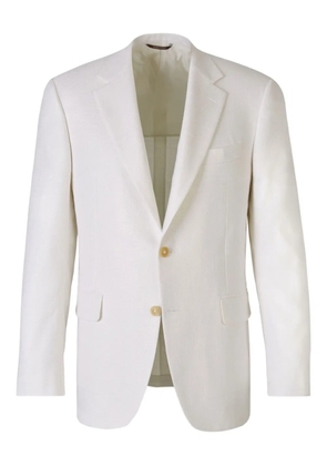 Canali silk blazer - White