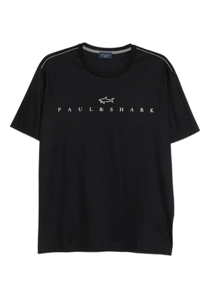 Paul & Shark logo-print T-shirt - Black