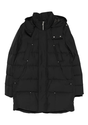 Moose Knuckles hooded zip-fastening coat - Black