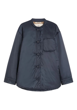 Max Mara quilted button-fastening jacket - Blue