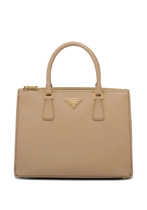 Prada large Galleria leather tote bag - Neutrals