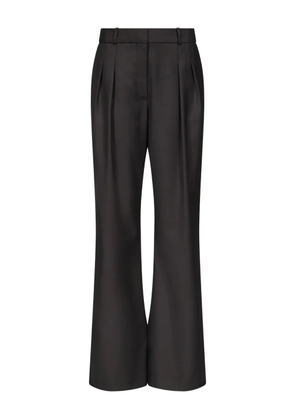 LouLou de Saison Sbiru LDS pleated flare-leg trousers - Black