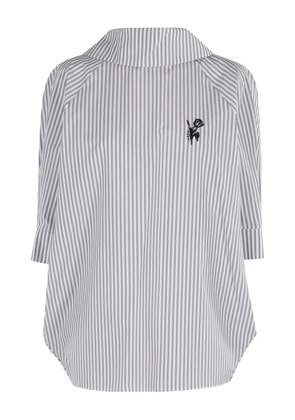 Marni striped-pattern shirt - Blue