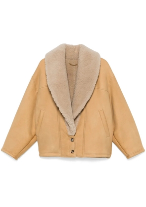 Golden Goose leather jacket - Neutrals