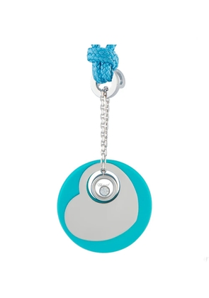 Chopard Pre-Owned diamond and turquoise pendant necklace - Silver