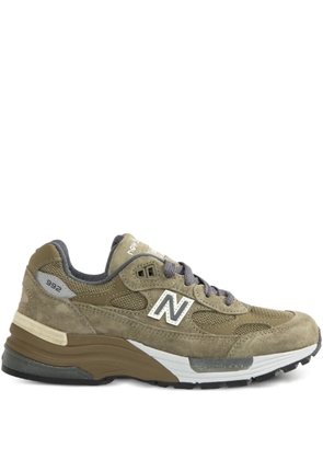 New Balance 992 suede sneakers - Green