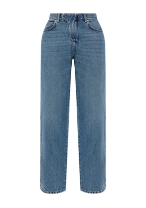 Balmain logo-patch jeans - Blue