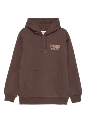 Filson graphic-print hoodie - Brown