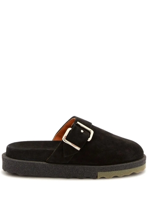Off-White Spongesole suede slippers - Black