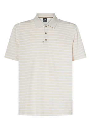 Oakley striped-pattern polo shirt - Neutrals