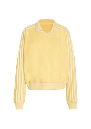 adidas V-neck 3-Stripes sweatshirt - Yellow