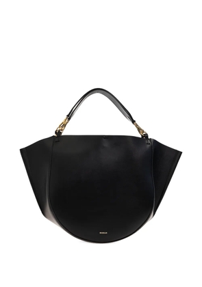Wandler flap top handle tote bag - Black